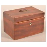 19th Century Mahogany Tea Caddy.