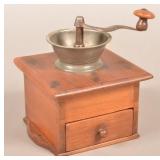 J. Rittenhouse Walnut Case Coffee Grinder.