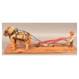 Tom Grassel Contemporary Folk Art Wood Carving.