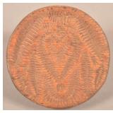 Antique Single Piece Carved Heart Wood Butter Prin