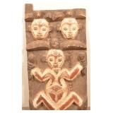 Antique/Vintage African Carved Tribal Door Panel.