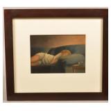 Gary Butson Interior Scene Oil Painting.