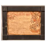 Christian Strenge 1803 Vorschrift Fraktur.