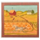 Bill Rank Sulky Theorem Painting on Velvet.