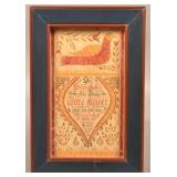 J. Dickerman Contemporary folk Art Fraktur.