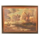 L. Hegedus Oil on Canvas European Landscape Painti
