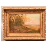 Frederick Spang Oil on Canvas Landscape Painting.