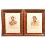 Two 19th Century Lehman & Duval Chief Lithographs.
