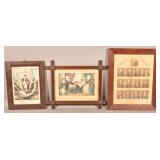 Three George Washington Related Prints.