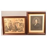 Two Large 19th Century Folio Prints.