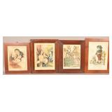4 Currier & Ives/N. Currier/J. Baillie Color Litho
