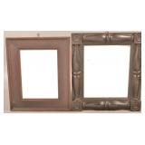 Two Early 19th Century Wood Framed Mirrors.