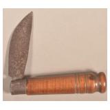 18th Century Folding Blade Patch Knife.