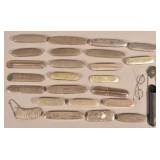 Lot of Various Antique Eyeglass Cases.