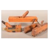 Four Antique Molding Planes.