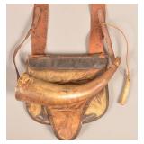 19th Century Deerskin Hunting Bag.