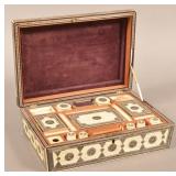 Mid 19th Cent. Anglo Indian Sadeli Mosaic Sewing B