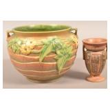 Roseville Art Pottery Luffa Jardinière.