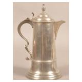 Early 19th Century American Pewter Flagon.