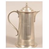 Unsigned American 19th Century Pewter Spire Flagon