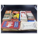 Approx. 200 Vintage Railroad Time Tables