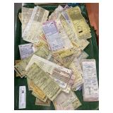 Approx. 200 Railroad Paper Tickets