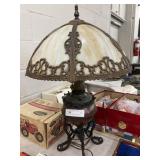 Victorian-style Electrified Leaded Glass Light