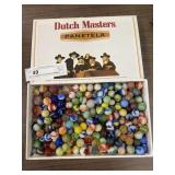 Box of Vintage & Contemporary Marbles