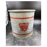 Vintage Falls City Large Galvanized Minnow Can