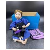Knowles Amish Collector Doll with Toy and