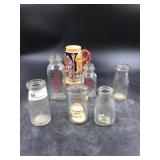 6 Various Milk Bottles & Beer Stein