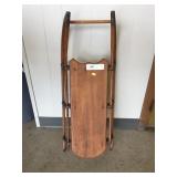 Vintage Wooden Childs Sled