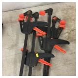 4- 24" Adjustable Hand Clamps