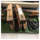 4 Craftsman Wood Clamps & 4 Small C- Clamps