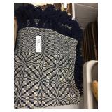 1 Part Blue & White Coverlet