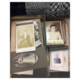 Large Box of Vintage Photograph & Cabinet Cards