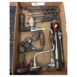 Tray with Brace Bits & Augers