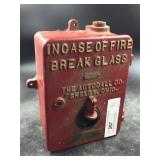 Vintage Metal Fire Alarm Box