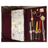 Selection of Gemstones & Wristwatches