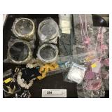 Tray of New Decorative Costume Jewelry