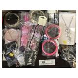 Tray of New Decorative Costume Jewelry