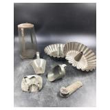 Lot of Various Antique Tin ware