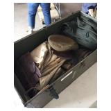 Footlocker Full of Army Uniform Items