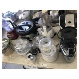 Table of Kitchen Appliances