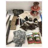 Partial Table with Traps, Fishing Items &