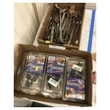 Box of Baby Graf Tools & Box of Various Wrenches