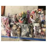 Partial Table of Vintage Buttons & Sewing