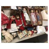 Table of Collector Dolls