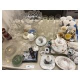 Partial Table of Misc. Glassware