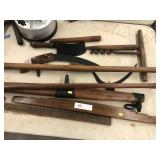 Partial Table of Vintage Tools